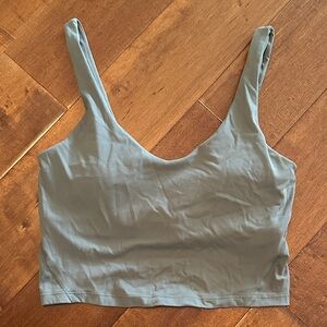Kamo Fitness Olive Green Crop Top